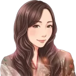 電話占いピュアリ・彩美（アミ）先生のプロフィールイラスト｜縁結び・復縁に強い占い師